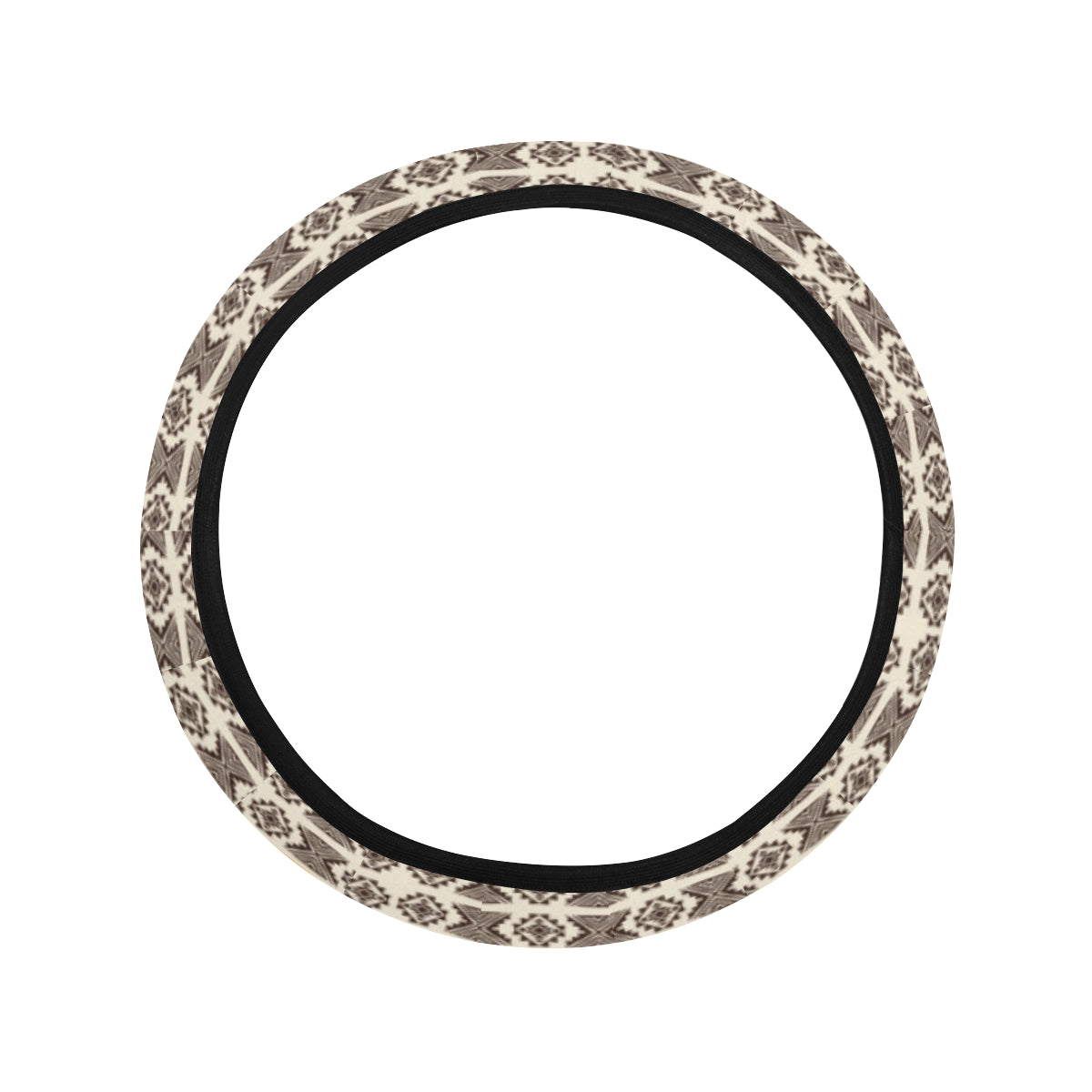 Native American Eagle Pattern Steering Wheel Cover with Elastic Edge