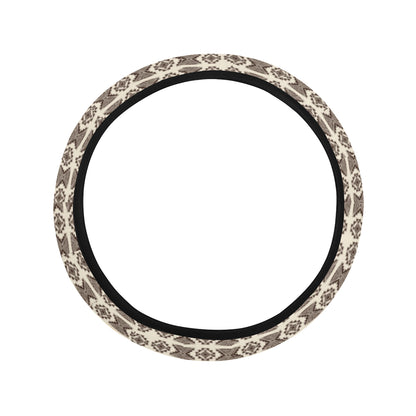 Native American Eagle Pattern Steering Wheel Cover with Elastic Edge