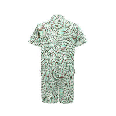 Sea Turtle Skin Print Men's Romper