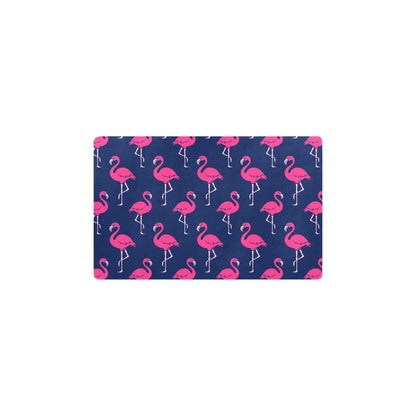 Pink Flamingo Pattern Kitchen Mat