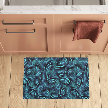 Camellia Pattern Print Design CM04 Kitchen Mat