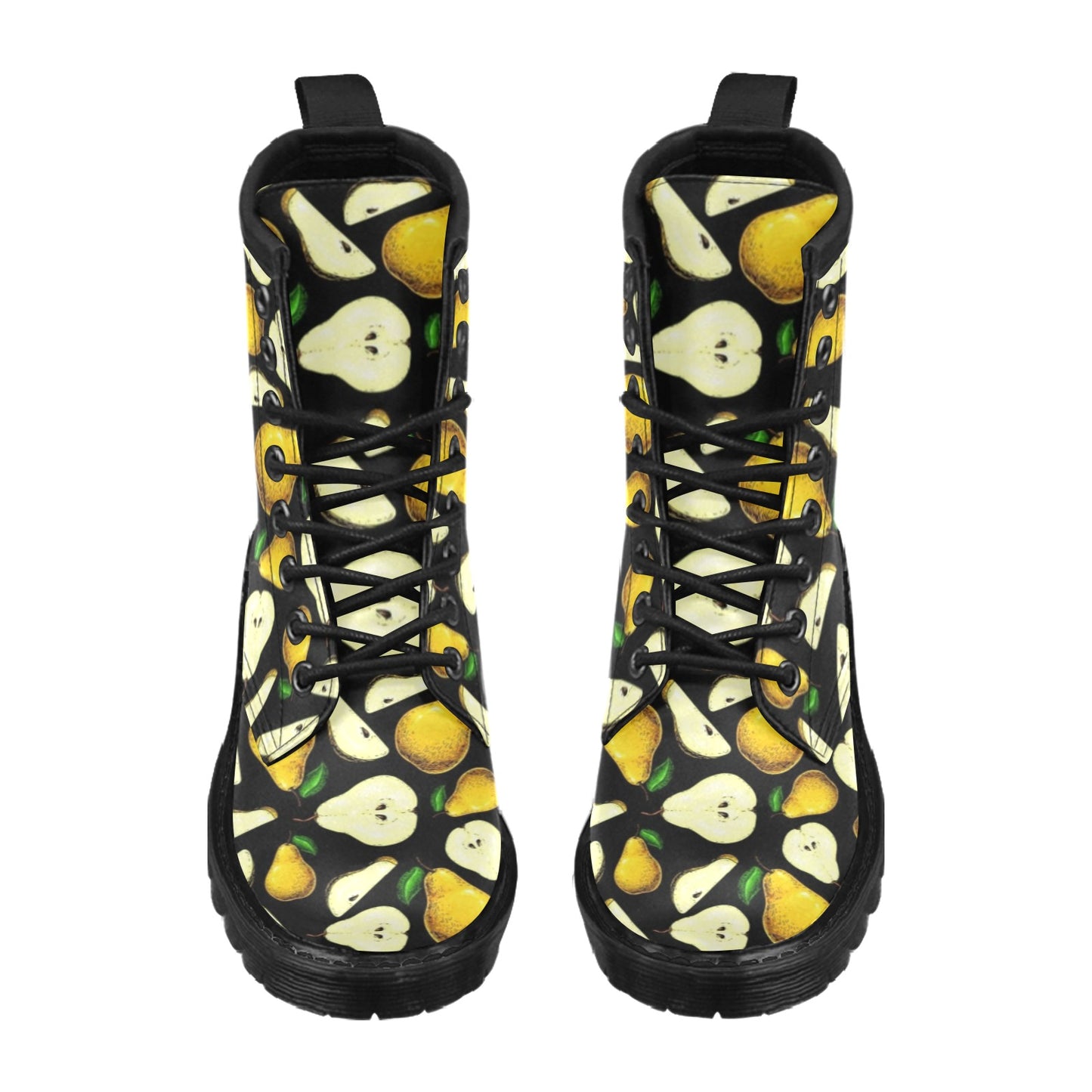 Pear Pattern Print Design PE01 Women's Boots
