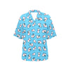 Cow Pattern Print Design 01 Women's Hawaiian Shirt