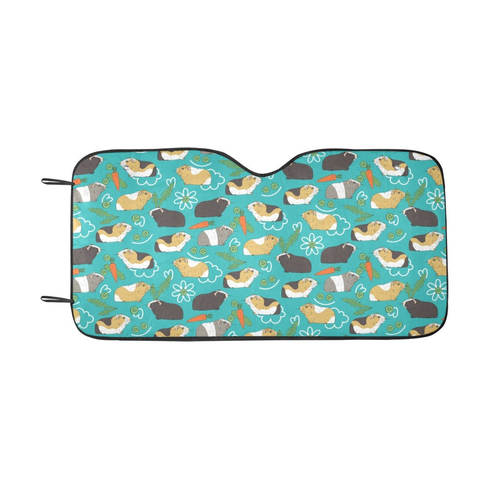 Guinea Pig Print Design LKS402 Car front Windshield Sun Shade