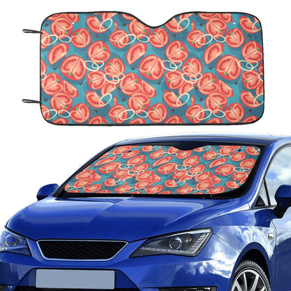 Tomato Print Design LKS301 Car front Windshield Sun Shade