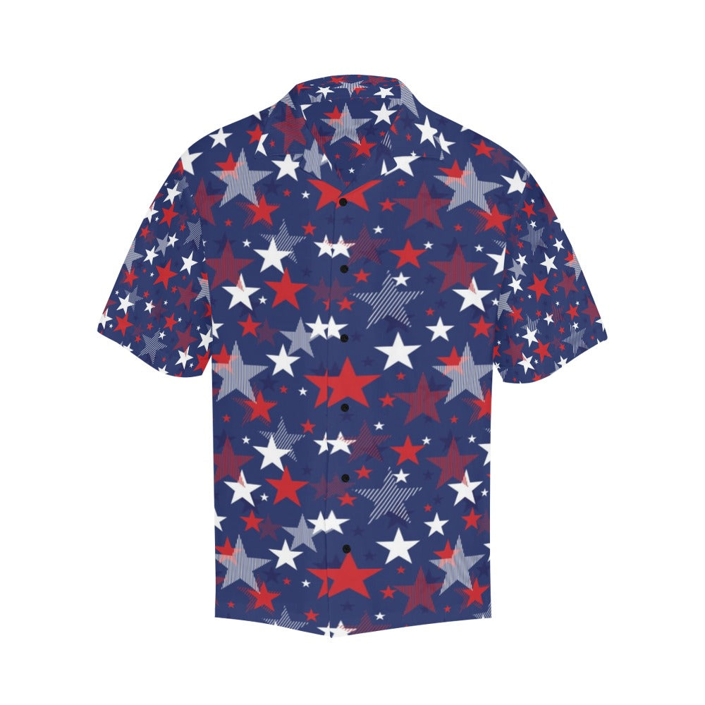 Star Print Design LKS304 Men's Hawaiian Shirt