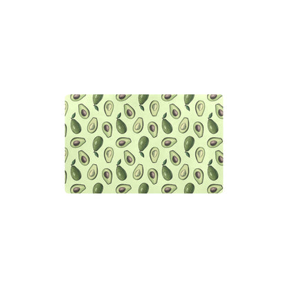 Avocado Pattern Print Design 02 Kitchen Mat
