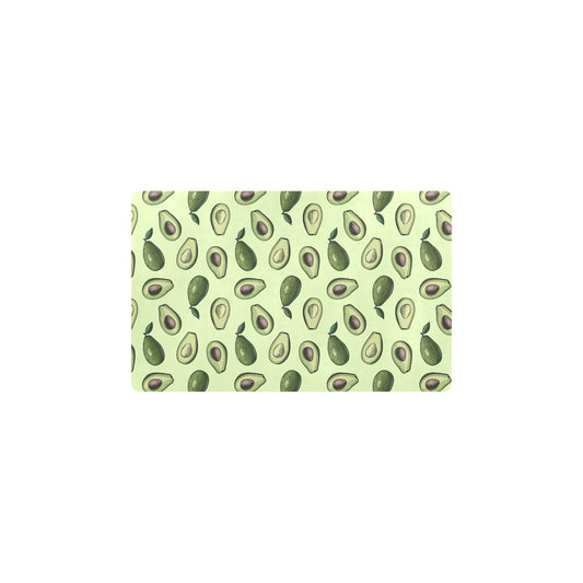Avocado Pattern Print Design 02 Kitchen Mat