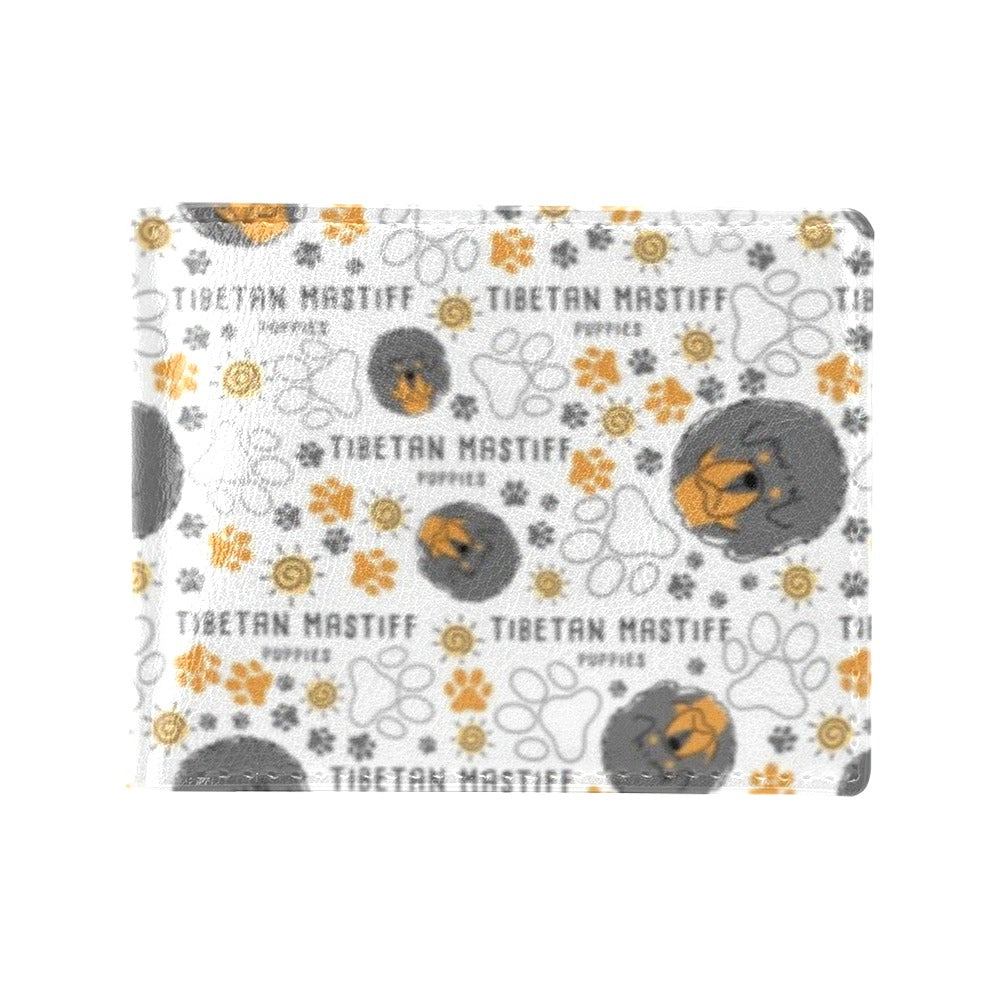 Tibetan Mastiffs Print Design LKS302 Men's ID Card Wallet