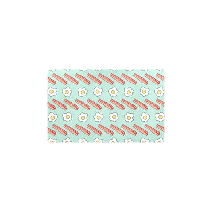 Bacon Sausage Pattern Print Design 01 Kitchen Mat