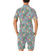 Cactus Colorful Print Pattern Men's Romper