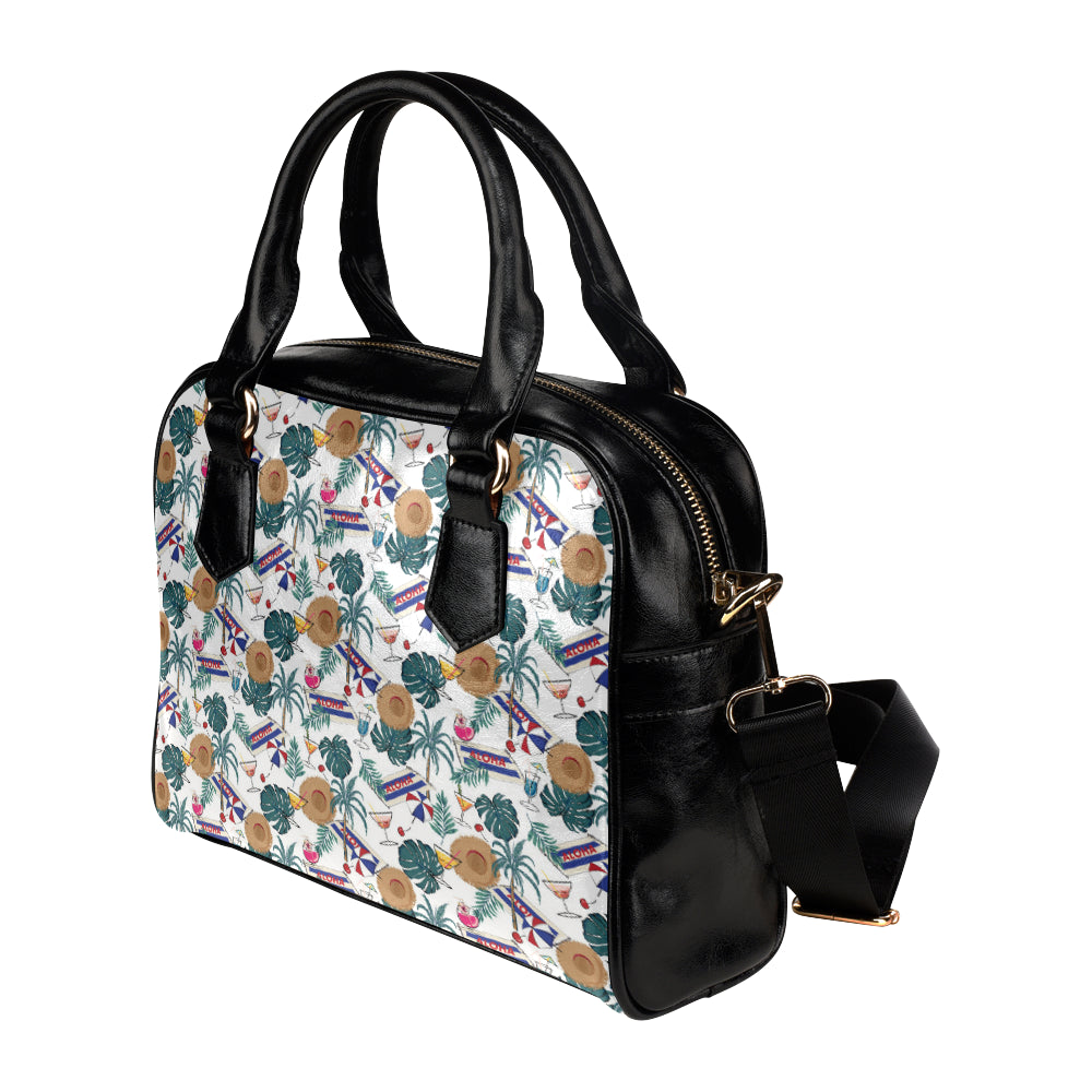 Aloha Hawaii Beach Pattern Print Design 04 Shoulder Handbag