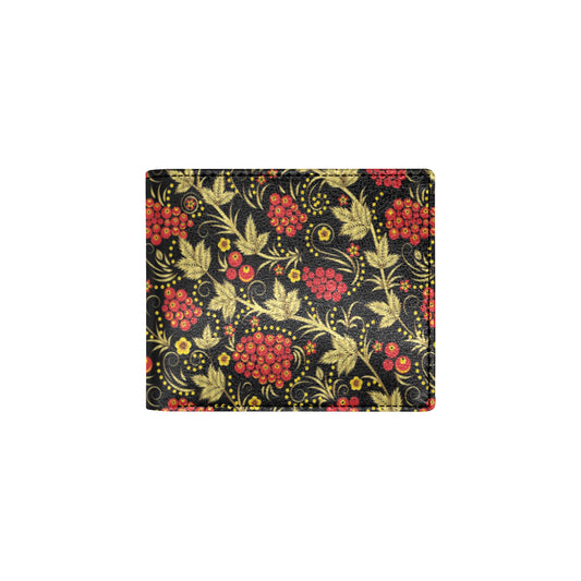 Cranberry Pattern Print Design CB02 Men's ID Card Wallet
