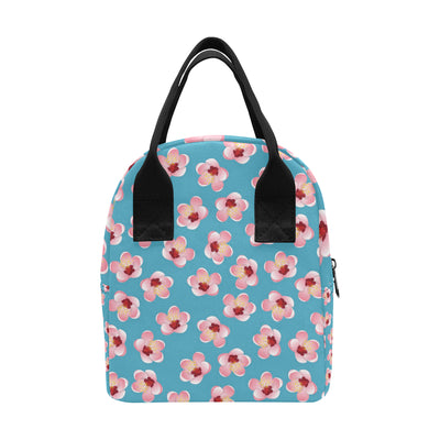 Cherry Blossom Pattern Print Design CB09 Insulated Lunch Bag