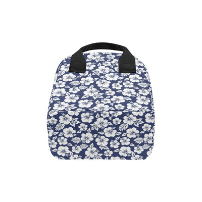 Hibiscus Pattern Print Design HB012 Insulated Lunch Bag