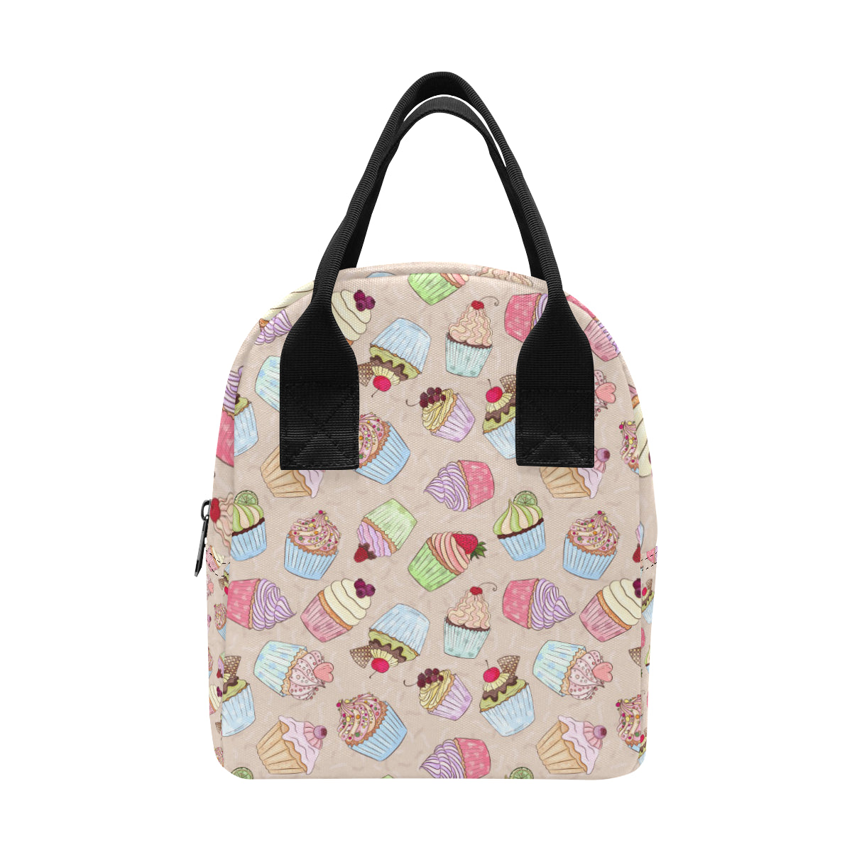 Cupcake Pattern Print Design CP06 Insulated Lunch Bag