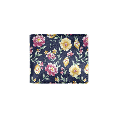 Gerberas Pattern Print Design GB03 Men's ID Card Wallet