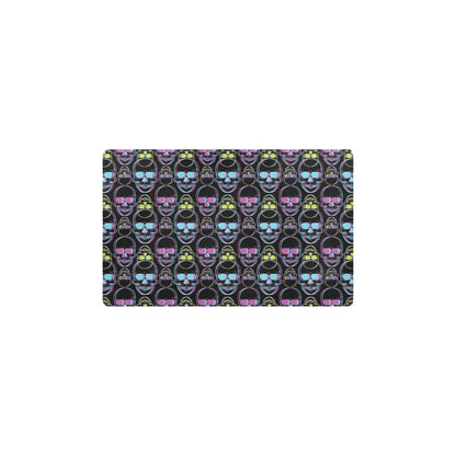 Skull 3D Colorful Print Design LKS309 Kitchen Mat