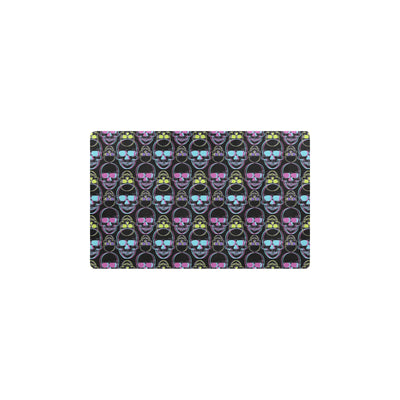 Skull 3D Colorful Print Design LKS309 Kitchen Mat