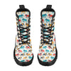 Elephant Colorful Print Pattern Women's Boots