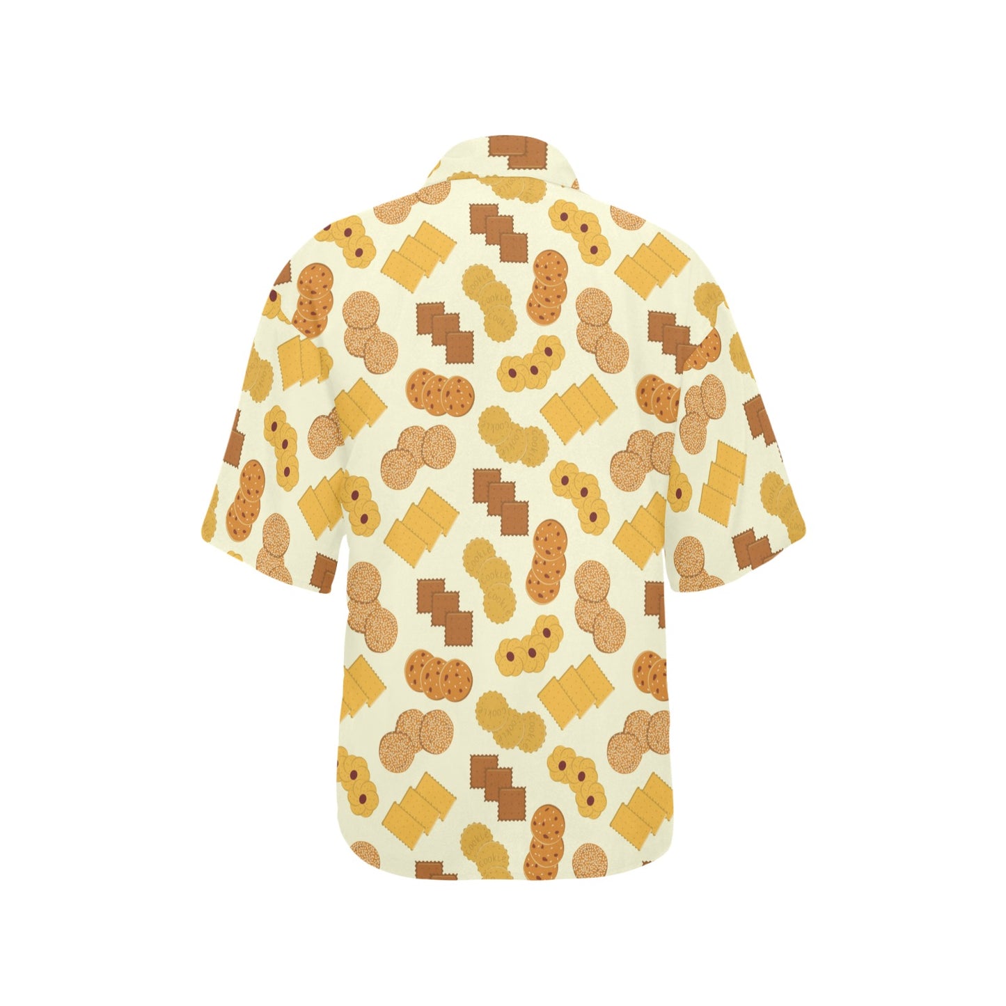 Cookie Pattern Print Design 06 Women's Hawaiian Shirt