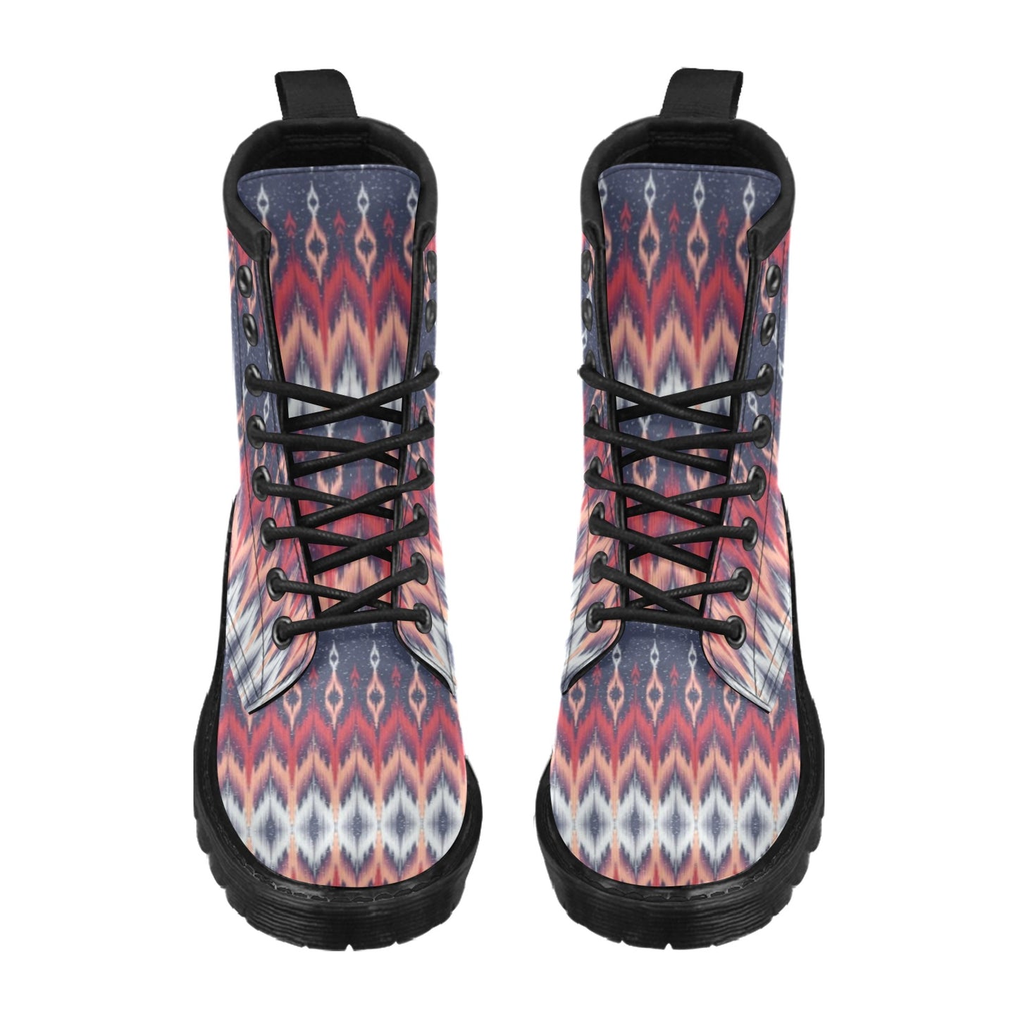 Ikat Print Design LKS401 Women's Boots