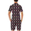 Day of the Dead Makeup Girl Men's Romper