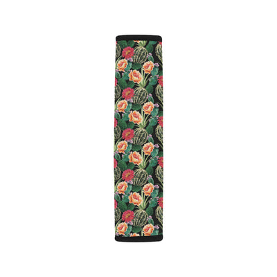 Cactus Pattern Print Design 06 Car Seat Belt Cover