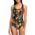 Bird Of Paradise Pattern Print Design BOP016 Women Swimsuit