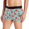 Angel Wings Heart Pattern Print Design 02 Men's Boxer Briefs