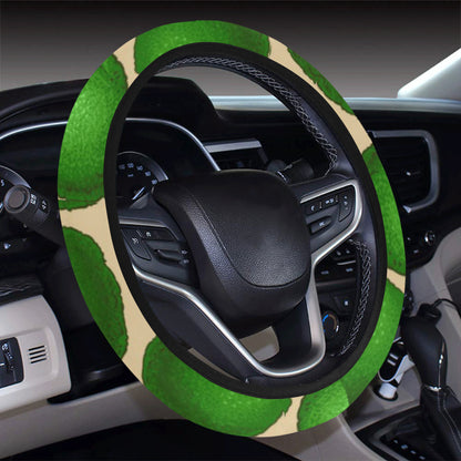 Avocado Pattern Print Design AC010 Steering Wheel Cover with Elastic Edge