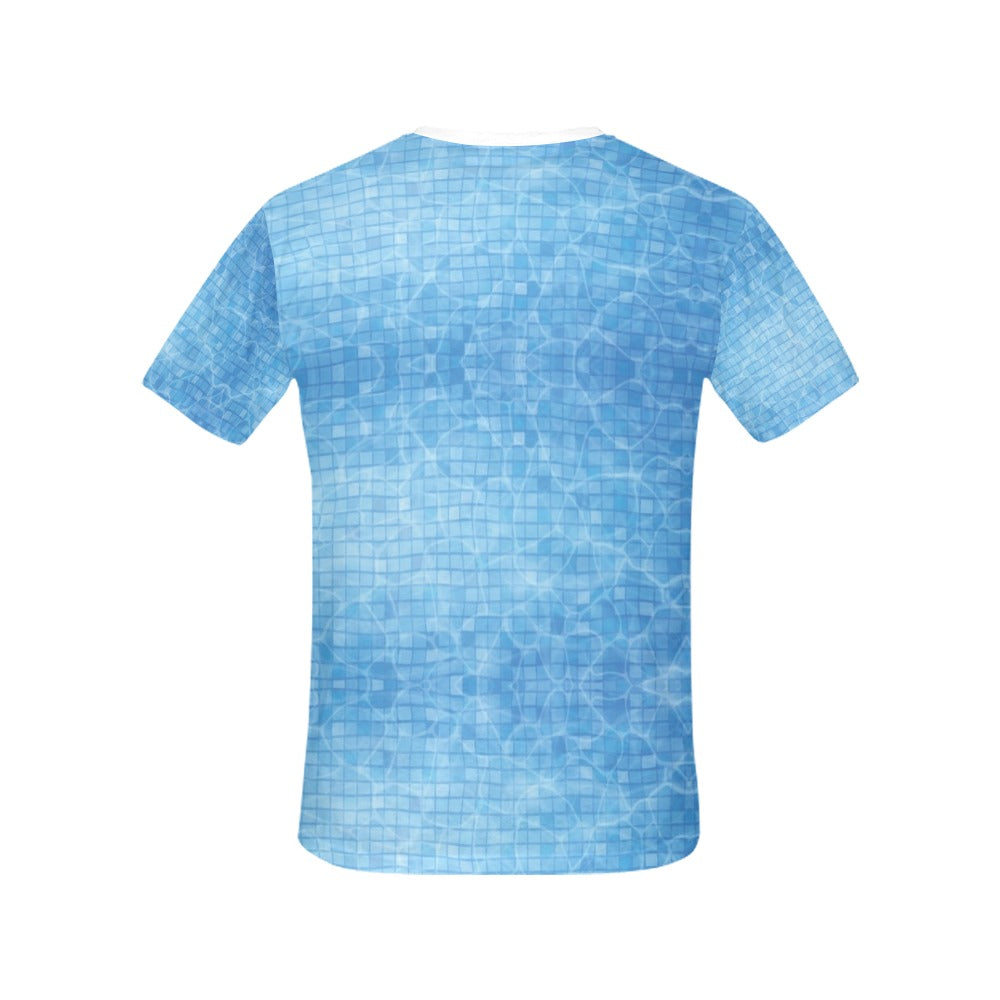 Swimming Pool Print Design LKS302 Women's  T-shirt