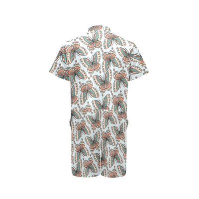 Butterfly Pattern Men's Romper