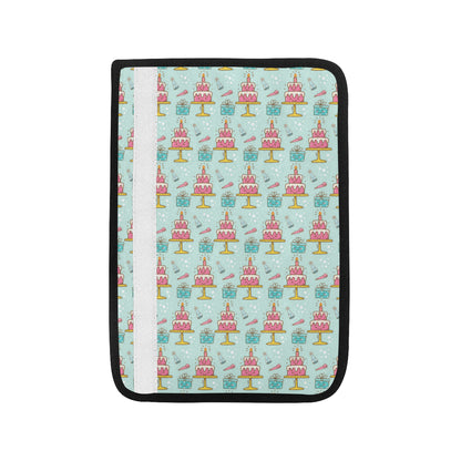 Cake Pattern Print Design 06 Car Seat Belt Cover