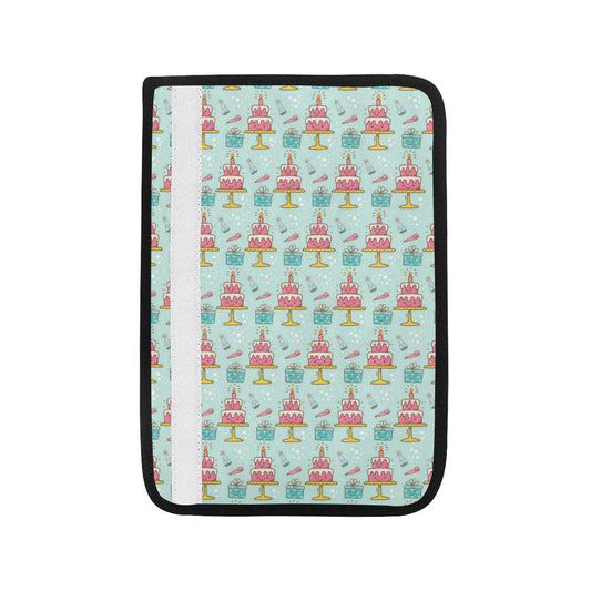 Cake Pattern Print Design 06 Car Seat Belt Cover