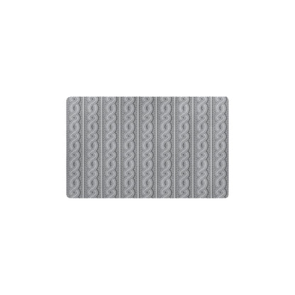 Cable Knit Pattern Print Design 01 Kitchen Mat