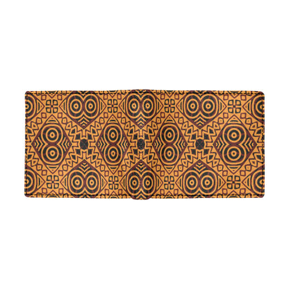 African Pattern Print Design 05 Men's ID Card Wallet