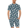 Shark Print Design LKS307 Men's Romper