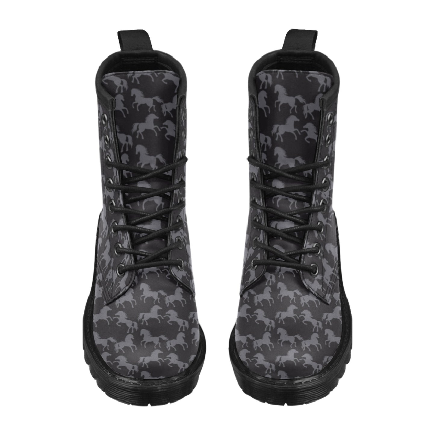 Horse Print Design LKS305 Women's Boots