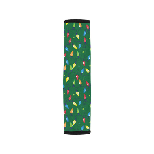 Christmas Light Pattern Print Design 02 Car Seat Belt Cover