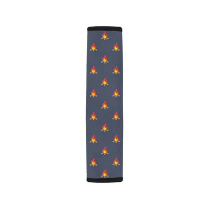 Campfire Pattern Print Design 02 Car Seat Belt Cover