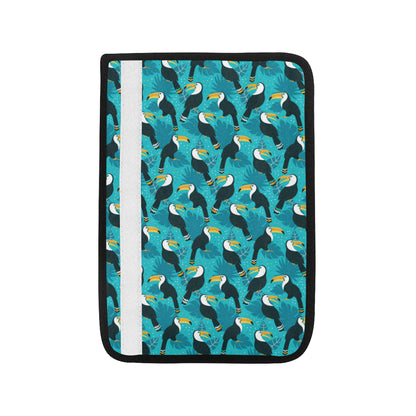 Toucan Parrot Pattern Print Car Seat Belt Cover