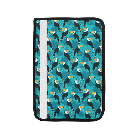 Toucan Parrot Pattern Print Car Seat Belt Cover
