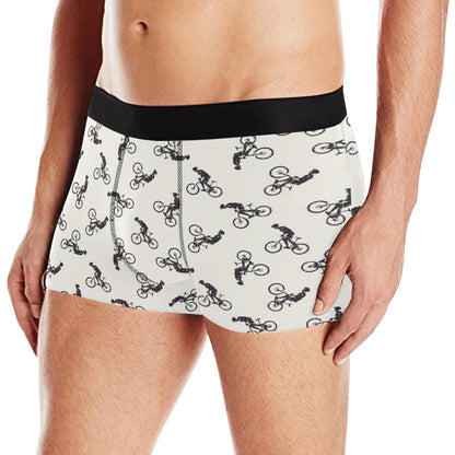 Mountain bike Pattern Print Design 01 Men's Boxer Briefs