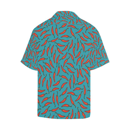 Chilli Pepper Pattern Print Design 05 Men's Hawaiian Shirt