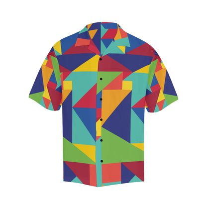 Mosaic Pattern Print Design 01 Men's Hawaiian Shirt