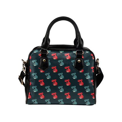 Koala Pattern Print Design 02 Shoulder Handbag