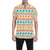 Elephant Aztec Ethnic Print Pattern Men's Short Sleeve Button Up Shirt