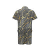 Marble Pattern Print Design 02 Men's Romper