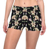 Lily Pattern Print Design LY05 Yoga Shorts